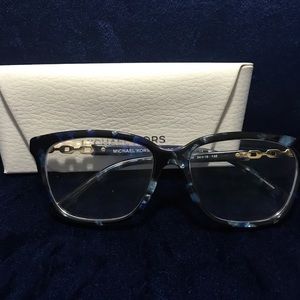 Michael kors blue tortoise marbles glasses